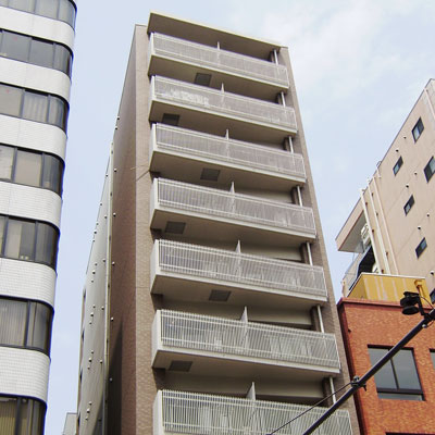マンスリーマンション大阪市中央区材木町外観
