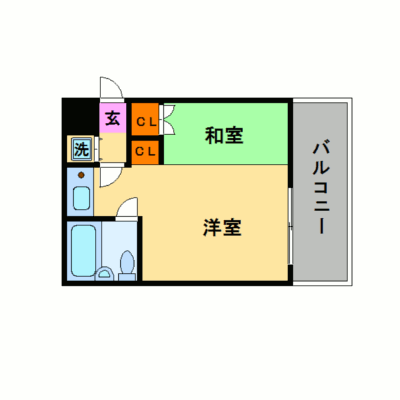 マンスリーリブマックス京都駅前セントラル_ホテルタイプ_1R〜