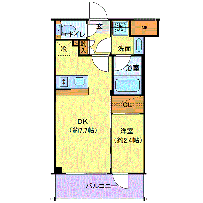 マンスリーリブマックス東新宿シーフォルムII_1DK