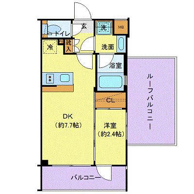マンスリーリブマックス東新宿シーフォルムII_1DK