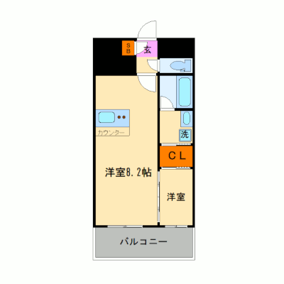 マンスリーリブマックス天神北グランドステイ_1LDK