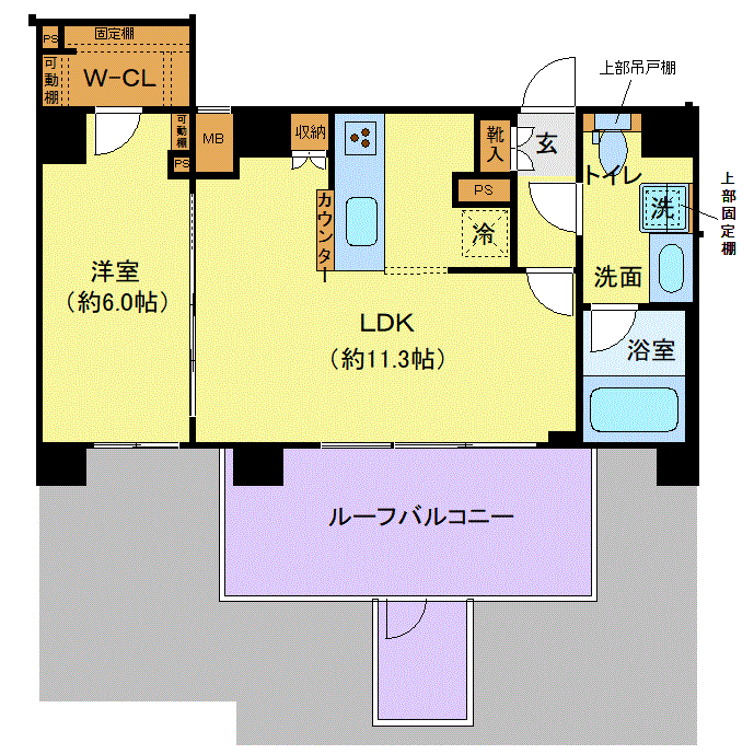 マンスリーリブマックス文京白山・小石川植物園前グランド_1LDK