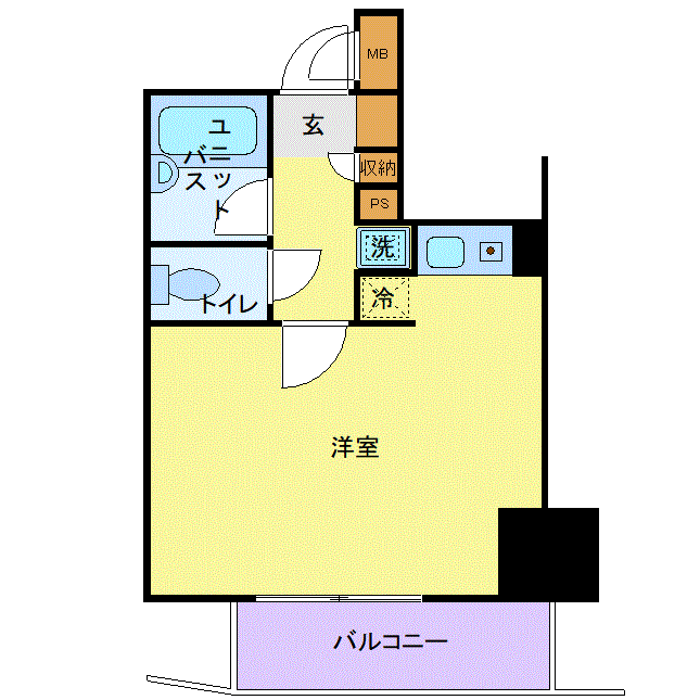 マンスリーリブマックス五反田駅前桜田通り_1R