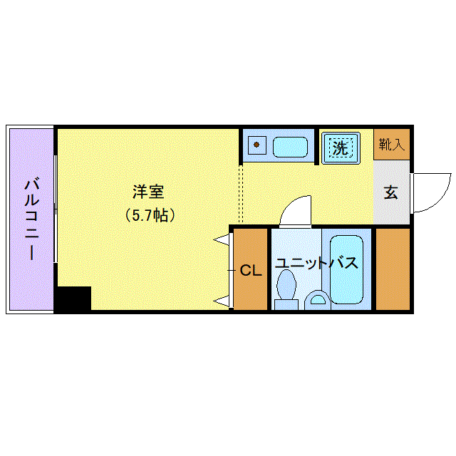マンスリーリブマックス小田急線百合ヶ丘駅EAST_1R