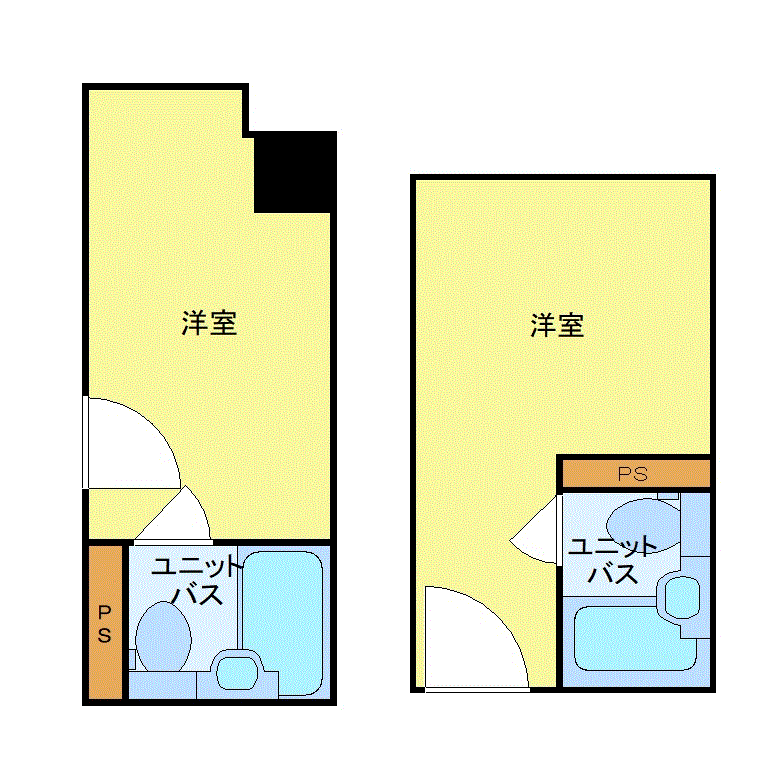 マンスリーリブマックス横浜スタジアム前_ホテルタイプ_1R