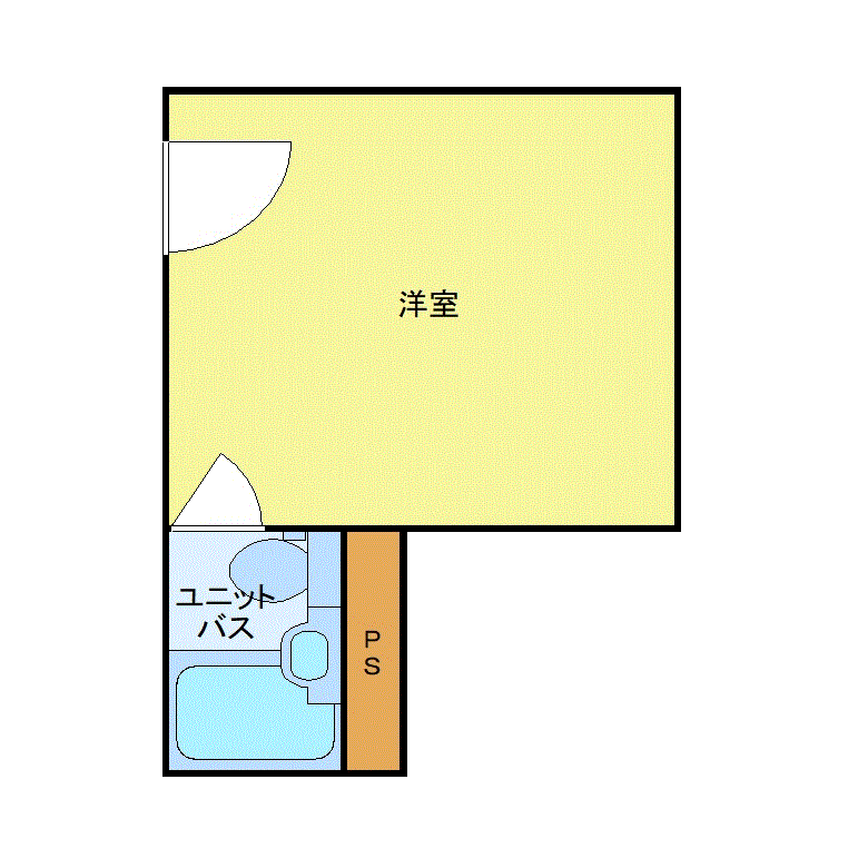 マンスリーリブマックス横浜スタジアム前_ホテルタイプ_1R