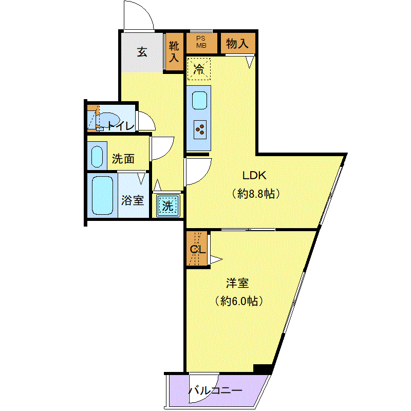 マンスリーリブマックス赤羽クレヴィスタ_1LDK