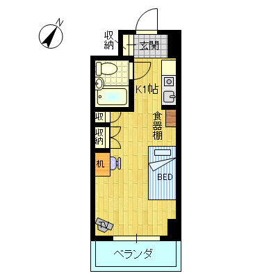 クニビル 間取り図