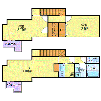 マンスリーマンション東京都渋谷区本町４丁目図面