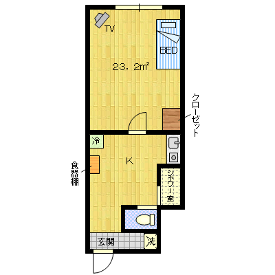 ホテルマンション妙典 間取り図