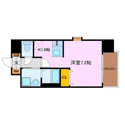 マンスリーリブマックス名古屋駅前プレサンス_1R〜