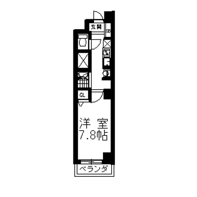 マンスリーマンション栄図面