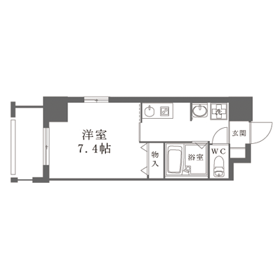 マンスリーマンション栄南図面