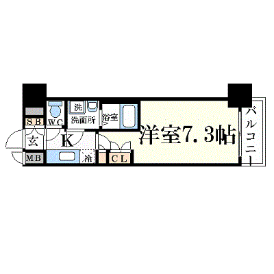 マンスリーリブマックス京都五条ステーションタワー_1K