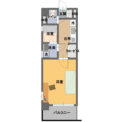 マンスリーマンション博多区博多駅前１丁目図面