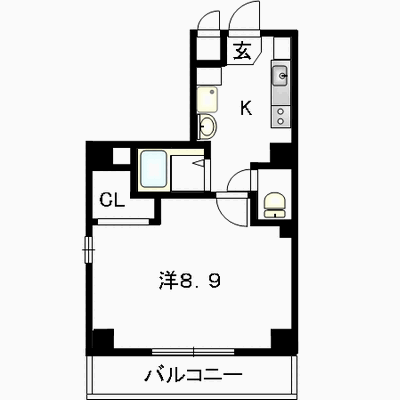 マンスリーマンション阪神深江２図面