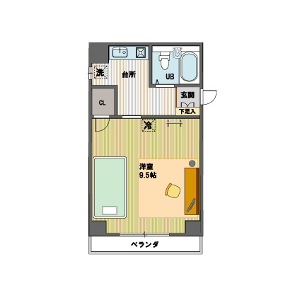 マンスリーマンション名古屋市千種区本山町４丁目図面