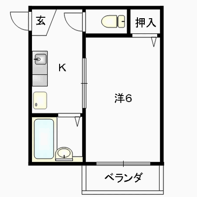 マンスリーマンション神戸市須磨区若木町図面