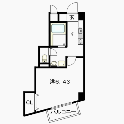 マンスリーマンション西元町図面