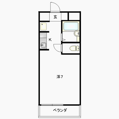 マンスリーマンション宝塚６図面