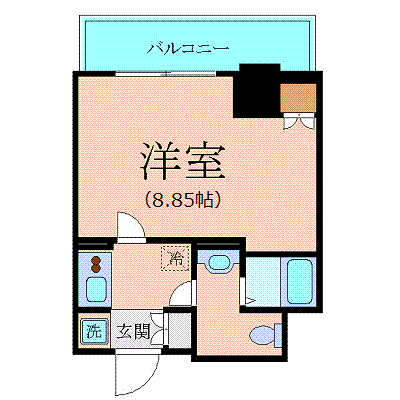 マンスリーマンション歌舞伎町２丁目18図面