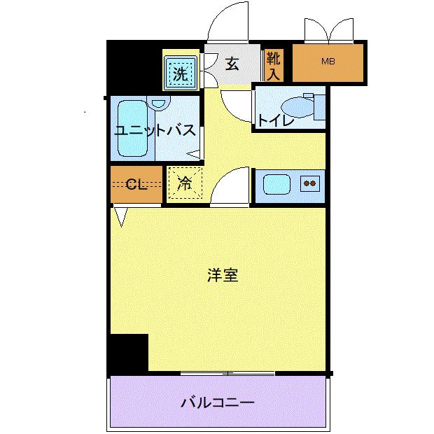 マンスリーマンション中央区月島４丁目図面