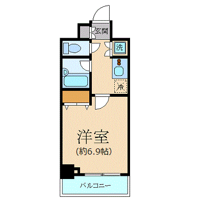 マンスリーマンション西新宿３丁目6図面