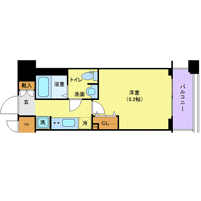 マンスリーリブマックス山手線品川レジデンス_1K