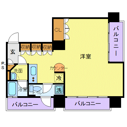 マンスリーリブマックス月島駅前グッドステイEXE_1R