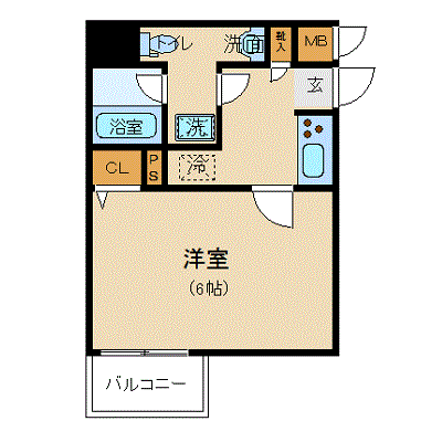 マンスリーリブマックス築地銀座東_1K