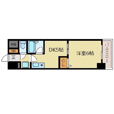 マンスリーリブマックス四条河原町サード_1DK〜