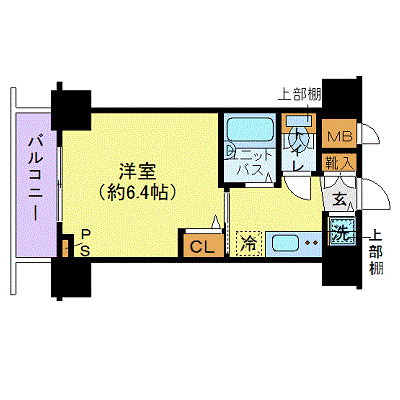 マンスリーリブマックス東銀座駅前・参番館_1K〜