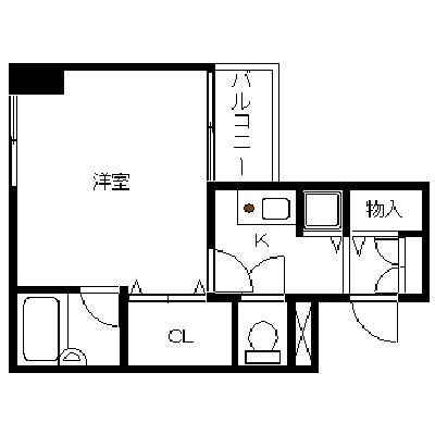 マンスリーリブマックス広島駅前アルカディア_1K〜