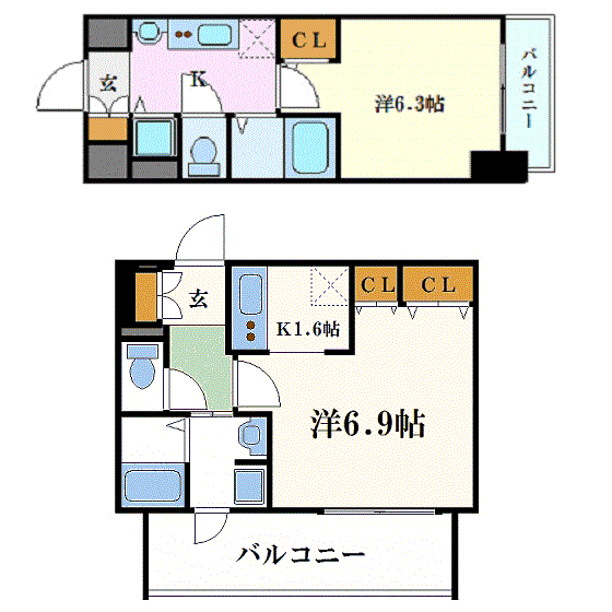 マンスリーリブマックス金山グリーンパークス_1R〜