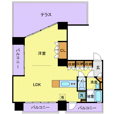 マンスリーリブマックス月島駅前グッドステイEXE_1R〜