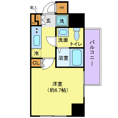 マンスリーリブマックス森下ステイ_1K〜