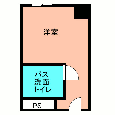 マンスリーリブマックス鹿児島駅_ホテルタイプ_1R