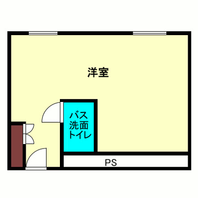マンスリーリブマックス鹿児島駅_ホテルタイプ_1R