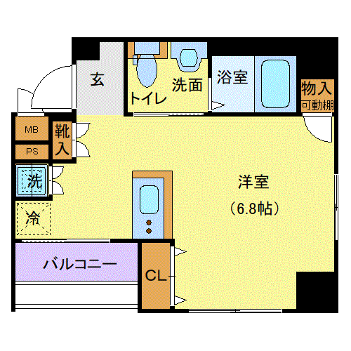 マンスリーリブマックス水天宮前・日本橋箱崎グランド_1R〜