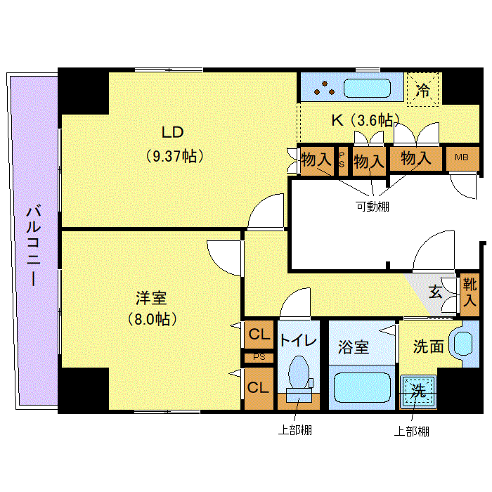 マンスリーリブマックス水天宮前・日本橋箱崎グランド_1LDK