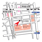 ｅすまいアンセラジオ新越谷(無料Wi-Fi・禁煙)★新越谷駅徒歩約2分の好立地♪オートロック完備で安心してご入居できます★ 地図