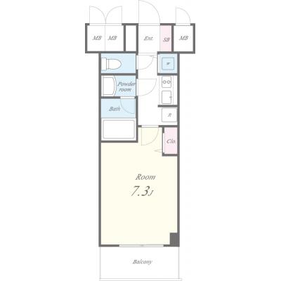 セイワマンスリー丸の内駅前プレミア　I★2019年2月築★【禁煙】【駅1分】【宅配ＢＯＸ有】wi-fi無料《ナチュラルシリーズ》の物件写真3