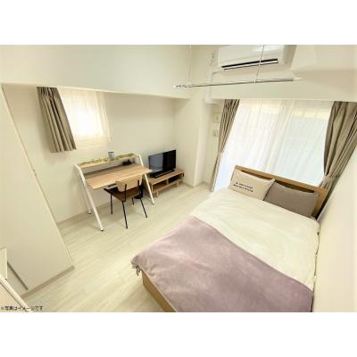 ユニオンマンスリー西横浜駅前１　303　1K・セミダブル☆２口ガスコンロ＆バストイレ別＆独立洗面台＆室内洗濯機＆デスク・チェアのお部屋の物件写真1