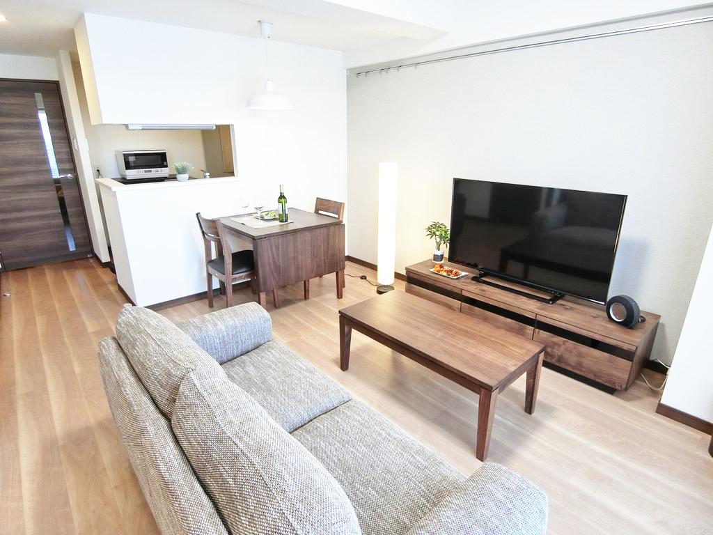 マンスリーリブマックス東日本橋駅前グリーンヴェール■『ペット可・駅1分・1SLDK・56平米』【ローテーブル・ソファ】≪ラグジュアリーシリーズ≫の物件写真3