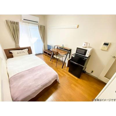 ユニオンマンスリー橋本５　209　1K・シングル☆人気の角部屋＆２面採光で日当たり抜群♪安心のオートロック＆モニター付きインターフォン完備の外観画像