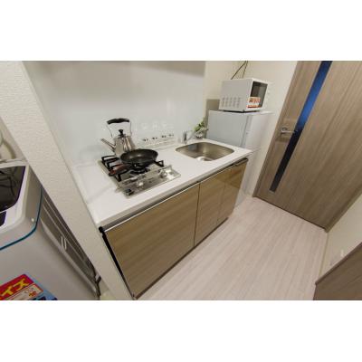 マンスリーライフ大阪ドームシティ３◆セミダブルベッド、分譲賃貸、JR・大阪メトロ・阪神なんば線の各線利用可能◆【禁煙】の物件写真3