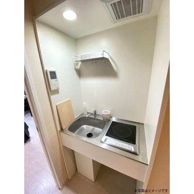 ユニオンマンスリー恵比寿６　207　1K・シングル☆■２面採光で快適な部屋♪安心のオートロック完備＆室内洗濯機♪デスク＆チェア付き♪の物件写真2