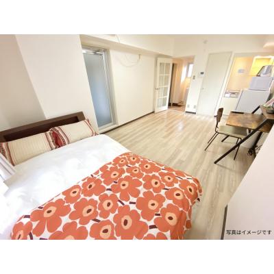 ユニオンマンスリー八王子７　202　1R・セミダブル☆人気の角部屋♪安心のモニター付きインターフォン完備♪デスクとチェアのあるお部屋♪の物件写真1