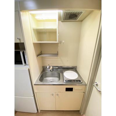 ユニオンマンスリー西八王子駅前２　208　1K・セミダブル☆◆インターネット無料の部屋◆安心のオートロック＆モニター付きインターフォン完備♪の物件写真3