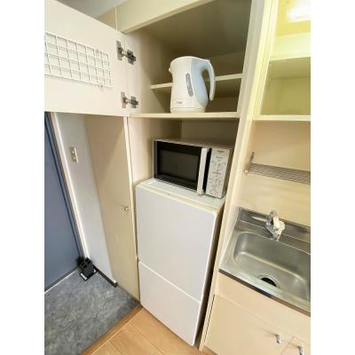 ユニオンマンスリー西八王子駅前２　208　1K・セミダブル☆◆インターネット無料の部屋◆安心のオートロック＆モニター付きインターフォン完備♪の物件写真6